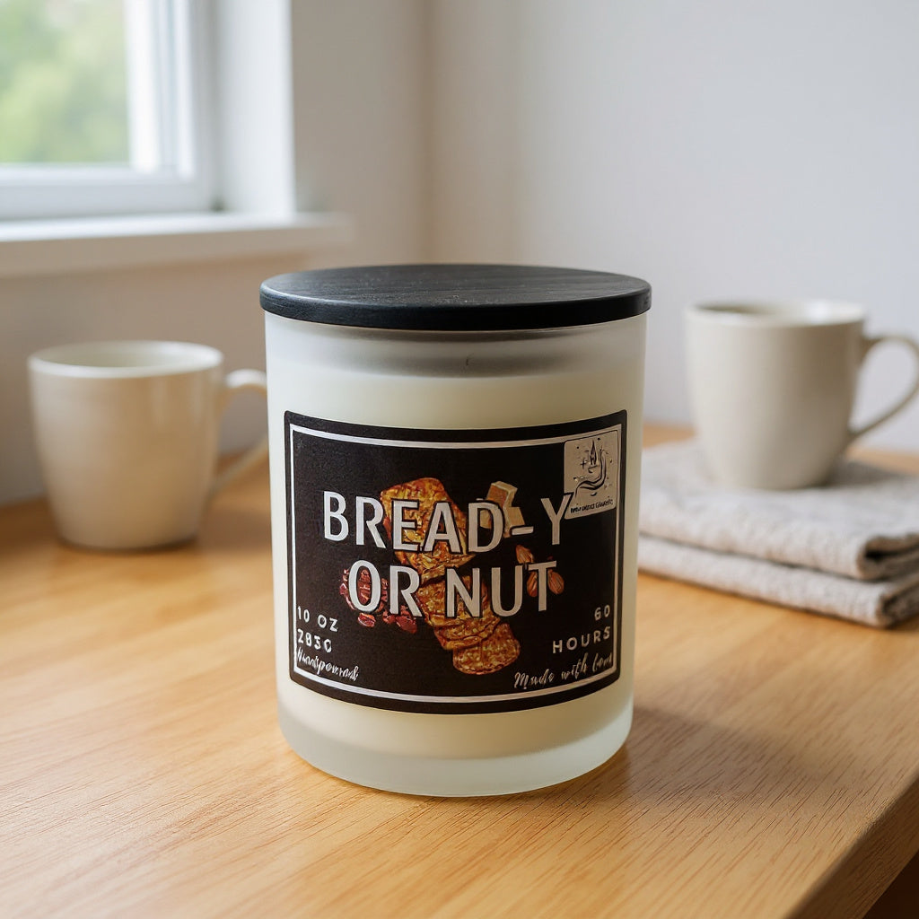 Bread-y or Nut – Banana Nut Bread + Coffee Fall Candle 10 oz. scented candle Bready_or_Nut_10_oz_2 Melt Magic Candles