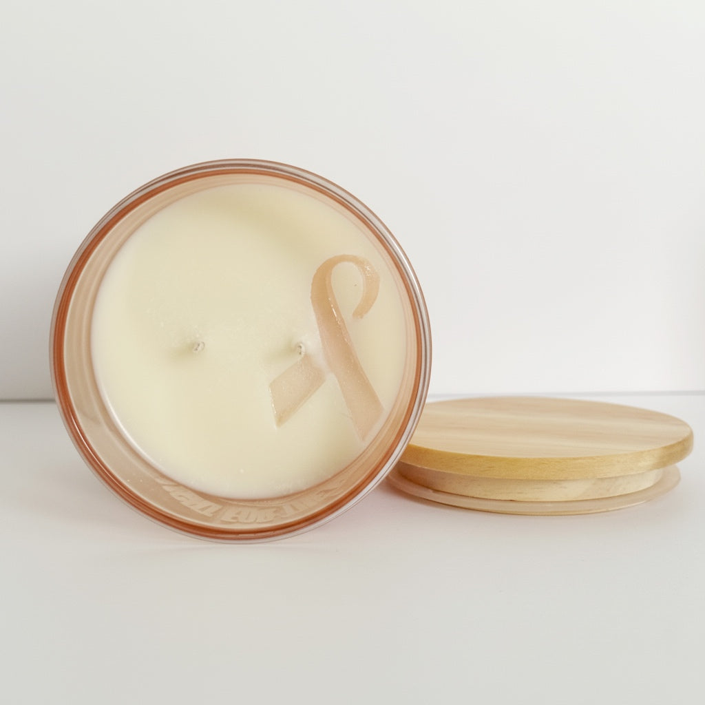 A Light for the Fight – Breast Cancer Awareness Candle (Limited Edition) - Pre-Order scented candle IMG_E1543 Melt Magic Candles