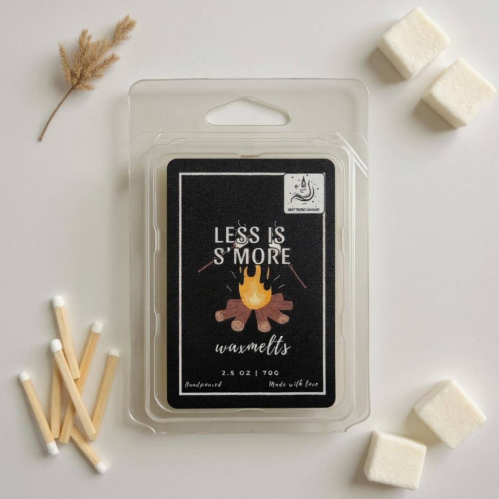 Less is S'more Toasted Marshmallow + Chocolate Wax Melts wax tarts Less_is_Smore_wax_melts_3 Melt Magic Candles