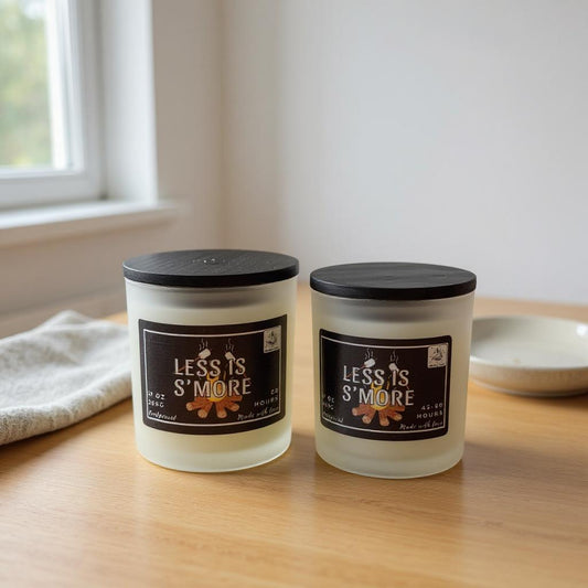 Less is S’more – Toasted Marshmallow + Cocoa Fireside Candle scented candle Less_is_smore_candles Melt Magic Candles