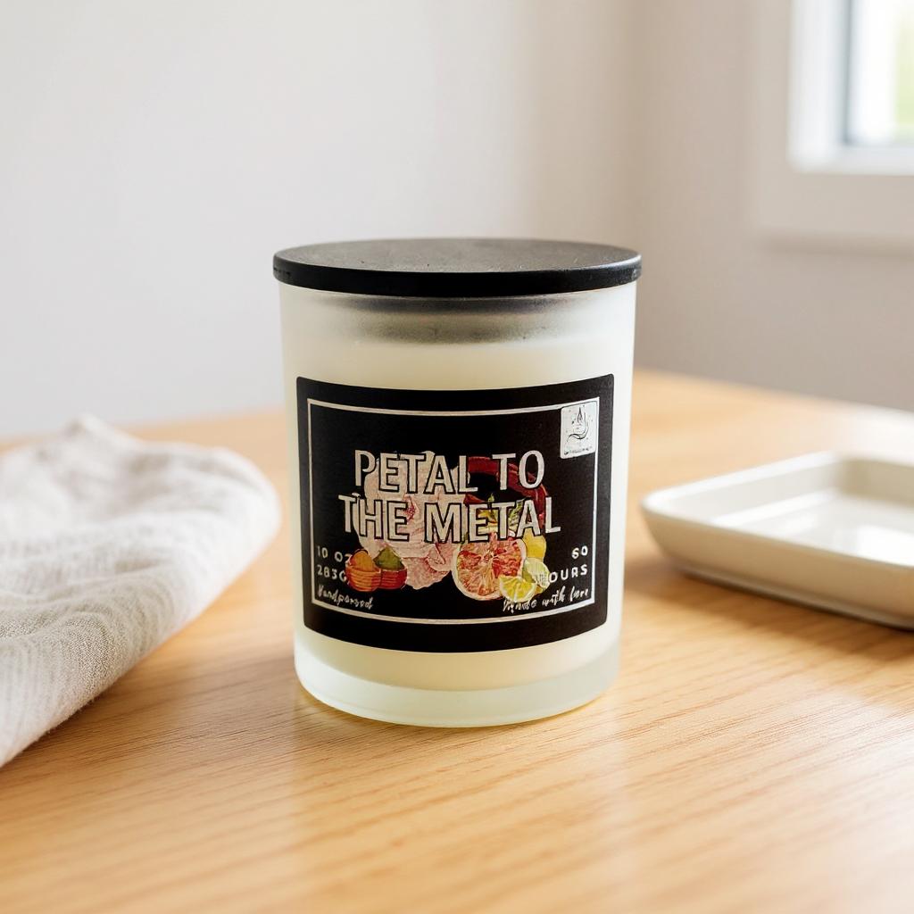 Petal to the Metal – Wild Rose + White Musk Floral Candle scented candle Petal_to_the_Metal_candles_2 Melt Magic Candles
