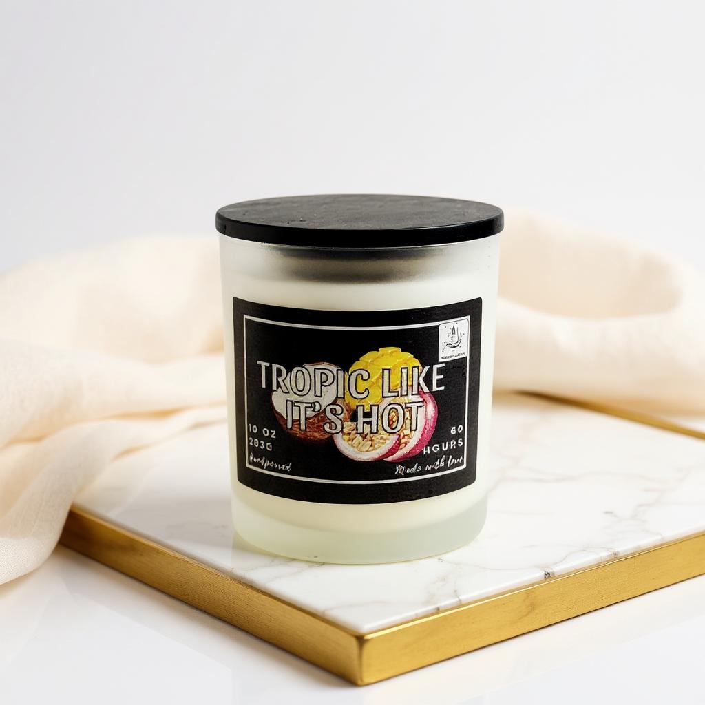 Tropic Like its Hot – Coconut + Pineapple Island Vibes Candle Tropic_Like_its_Hot_10oz Melt Magic Candles