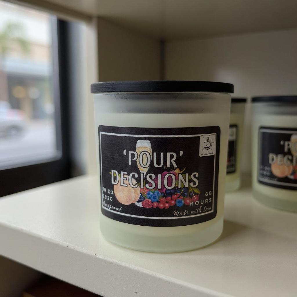 'Pour' Decisions – Red Sangria + Berry Wine Candle scented candle pour_decisions_candles_1 Melt Magic Candles