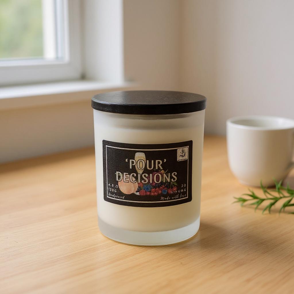 'Pour' Decisions – Red Sangria + Berry Wine Candle scented candle pour_decisions_candles_2 Melt Magic Candles